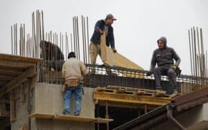 Trabalho, operários, construção