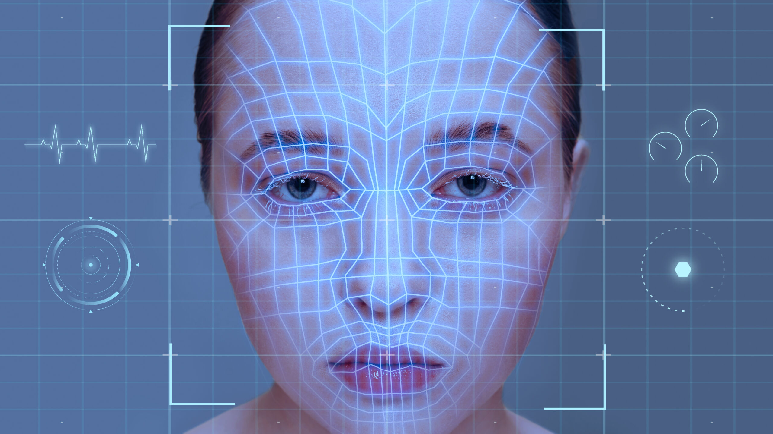 Biometria facial. Foto: Freepik